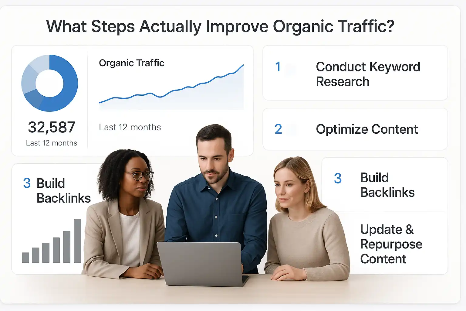 What Steps Actually Improve Organic Traffic? visual reference